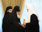 Вітання Святішого Патріарха Кирила Святішому Католикосу-Патріарху всієї Грузії Ілії II з днем ​​тезоіменитства