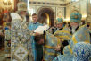 Slujirea Patriarhului Kiril în ajunul sărbătorii Adormirii Maicii Domnului în catedrala Hristos Mântuitorul