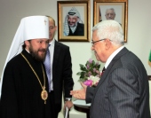 Митрополит Волоколамский Иларион встретился с Главой Палестинской национальной администрации Махмудом Аббасом