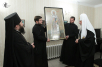 Vizita Patriarhului Kiril în eparhia de Abakan. Vizitarea catedralei Schimbării la Faţă a Domnului şi a Direcţiei eparhiale a episcopiei de Abakan