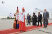 Vizita Patriarhului Kiril în eparhia de Abakan. Întîmpinarea Sanctităţii Sale în aeroportul din or. Kîzîl