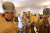 Vizita patriarhului Kiril în eparhia de Magadan. Sfinţirea catedralei Sfintei Treimi din Magadan. Sfînta şi Dumnezeiasca Liturghie. Hirotonia arhimandritului Nicolae (Dutka) în treapta de episcop de Nahodka şi Preobrajensk