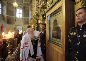 Festivităţile aniversare de la mănăstirea cu hramul în cinstea Icoanei Maicii Domnului 'Donskaia'﻿