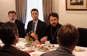 Митрополит Волоколамский Иларион встретился с представителями российской и зарубежной бизнес-элиты