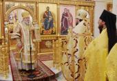 Первоиерарх Русской Зарубежной Церкви совершил Божественную литургию в Горненском женском монастыре