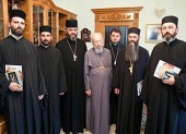 Preafericitul mitropolit Vladimir al Kievului a primit în audienţă o delegaţie a mitropoliei de Cernogorie a Bisericii Ortodoxe din Serbia