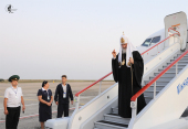 Візит Святішого Патріарха Кирила до Луганської єпархії. Зустріч в аеропорту Луганська