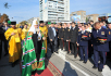 Vizita Patriarhului Kiril în eparhia de Lugansk. Sfînta şi Dumnezeiasca Liturghie în piaţa Teatrală a oraşului Lugansk