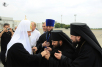 Визит Святейшего Патриарха Кирилла в Луганскую епархию. Проводы в аэропорту Луганска