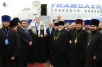 Vizita Patriarhului Kiril în eparhia de Lugansk. Însoţirea pînă la aeroport