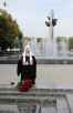 Vizita Patriarhului Kiril în eparhia de Lugansk. Depunerea florilor la Pilonul Slavei şi la Mormântul Soldatului Necunoscut din Lugansk