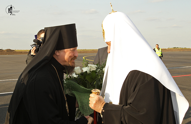 Первосвятительский визит в Белгородскую епархию. Прибытие в Белгород