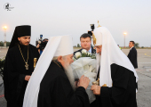 Святейший Патриарх Кирилл прибыл с Первосвятительским визитом в Луганск