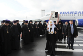 Întîistătătorul Bisericii Ortodoxe Ruse a sosit în Sankt-Petersburg