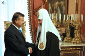 Întîlnirea Preafericitului Patriarh Kiril cu prim-vicepremierul Guvernului Federaţiei Ruse V.A. Zubkov