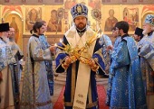 Mitropoltul Ilarion de Volokolamsk a săvârşit Sfînta şi Dumnezeiasca Liturghie în Centrul Chinez de Găzduire al Patriarhiei de la Moscova