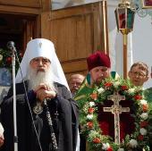 Митрополит Мінський Філарет очолив святкування 850-річчя від дня створення Хреста преподобної Євфросинії Полоцької