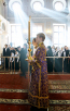 Slujirea Patriarhului Kiril în biserica Sfântului Matrin Mărturisitorul din Moscova de sărbătoarea Înălţării Crucii Domnului. Hirotonia arhimandritului Nicolae (Subbotin) în treapta de episcop de Birsk