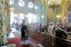 Slujirea Patriarhului Kiril în biserica Sfântului Matrin Mărturisitorul din Moscova de sărbătoarea Înălţării Crucii Domnului. Hirotonia arhimandritului Nicolae (Subbotin) în treapta de episcop de Birsk