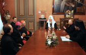 Святейший Патриарх Кирилл принял легата Папы Римского кардинала Йозефа Томко