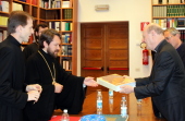 Председатель ОВЦС встретился с председателем Папского совета по культуре кардиналом Джафранко Равази