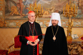 Митрополит Волоколамский Иларион встретился с государственным секретарем Ватикана