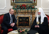 Felicitare Patriarhală adresată Preşedintelui Guvernului Federaţiei Ruse V.V. Putin cu ocazia zile sale de naştere