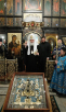 Rugăciunea Preafericitului Patriarh Kiril în faţa icoanei făcătoare de minuni a Maicii Domnului 'Oranta' Kursk Korenaia