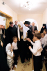 Vizita Patriarhului Kiril în eparhia de Cernăuţi. Vizitarea orfelinatului mănăstirii Înălţării Domnului din Banceni, satul Molniţa