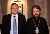 Состоялась встреча митрополита Волоколамского Илариона с Послом России в Саудовской Аравии О.Б. Озеровым