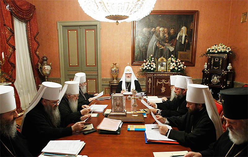 Şedinţa ordinară a Sfîntului Sinod al Bisericii Ortodoxe Ruse