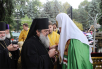 Vizita Patriarhului Kiril în Moldova. Sfînta şi Dumnezeiasca Liturghie în scuarul din faţa catedralei mitropolitane din oraşul Chişinău