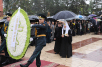 Vizita Patriarhului Kiril în Moldova. Depunerea o coroanei de flori la memorialul ostaşilor căzuţi pe câmpul de luptă pentru eliberarea Moldovei în timpul celui de-al Doilea război mondial