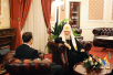 Визит Святейшего Патриарха Кирилла в Молдавию. Встреча с премьер-министром Молдавии В.В. Филатом