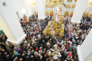 Vizita Patriarhului Kiril în eparhia de Kaliningrad. Sfinţirea mare a bisericii cu hramul în cinstea Sf. Alexandru Nevski din Baltiisk. Hirotonia arhimandritului Ioan (Pavlihin) în treapta de episcop de Magadan şi Sinegorsk