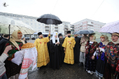 Предстоятель Русской Церкви посетил строящиеся храмы Калининграда