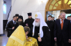 Vizita Patriarhului Kiril în eparhia de Kaliningrad. Vizitarea bisericilor din oraşul Kaliningrad aflate în şantier de construcţie