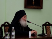 Ігумен Ватопедського монастиря Святої Гори Афон відвідав Санкт-Петербурзькі духовні школи