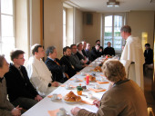 Mitropolitul Ilarion de Volokolamsk a condus ceremonia de deschidere a Casei Studenţilor Ortodocşi pe lângă Universitatea din Fribourg, Elveția
