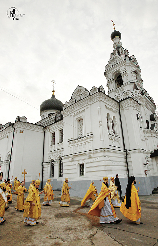 Sfinţirea mare a bisericii Adormirii Maicii Domnului din Troiţe-Lâkovo. Hirotonia arhimandritului Teofan (Kim) în treapta de episcop de Kâzâl şi Tâva