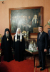 Зустріч Святішого Патріарха Кирила з главою республіки Калмикія О.М. Орловим і єпископом Елістинським Зиновієм