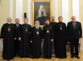 Митрополит Волоколамский Иларион встретился с митрополитом Санкт-Петербургским и Ладожским Владимиром
