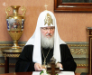 Встреча Святейшего Патриарха Кирилла с архиепископом Владикавказским Зосимой и главами республик Северного Кавказа