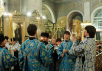 Патріарше служіння в Богоявленському кафедральному соборі в Єлохові напередодні свята Казанської ікони Божої Матері