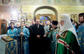 De sărbătoarea Icoanei Maicii Domnului de la Kazan Întâistătătorul Bisericii Ortodoxe Ruse a oficiat Sfânta şi Dumnezeiasca Liturghie în Catedrala Icoanei Făcătoare de Minuni din Piaţa Roşie