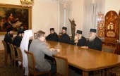 Председатель Отдела внешних церковных связей принял игумена афонского монастыря святого Павла