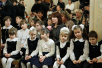 Înmânarea de către Preafericitul Patriarh Kiril şi Primarul oraşului Moscova S.S. Sobeanin daruri copiilor cu deficienţe de vedere