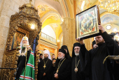 Святейший Патриарх Кирилл совершил молебен в Георгиевском кафедральном соборе Бейрута