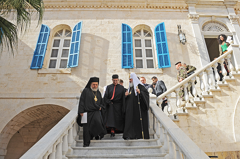 Vizita Patriarhului Kiril în Patriarhia Antiohiei, întâlnirea cu Patriarhul maronit Béchara Raï
