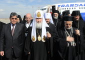 A început vizita oficială a Preafericitului Patriarh Kiril în Patriarhia Antiohiei